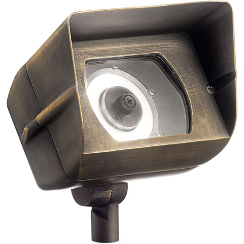 CBR LED Integrated 12 4.30 watt Centennial Brass Landscape 12V LED Wall Wash in 3000K