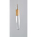 Canada 1 Light 5 inch Gold Single Pendant Lighting Ceiling Light
