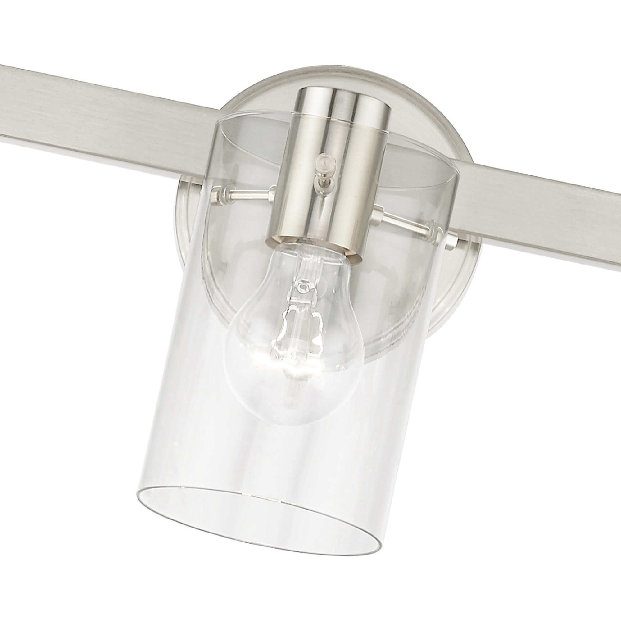 Munich 5 Light 42 inch Brushed Nickel Vanity Sconce Wall Light