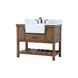 Clement 42 X 22 X 34 inch Driftwood Bathroom Vanity Cabinet