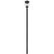 Davina 4 Light 119.25 inch Black Outdoor Post Mounted Fixture in G9