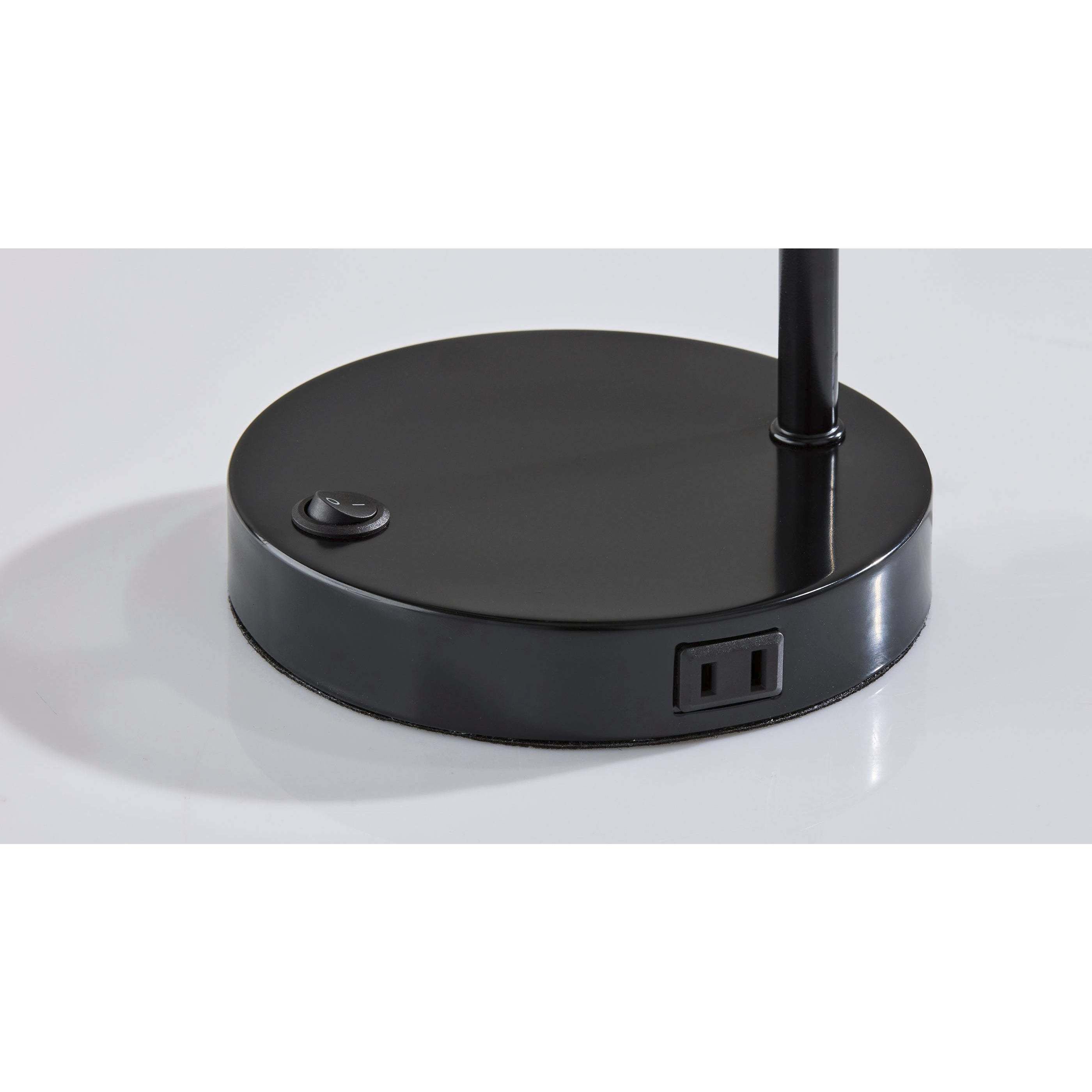 Rowe 19 inch 60.00 watt Black Supercharger Desk Lamp Portable Light