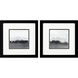 Slauson View Black and Gray Framed Art, Propac