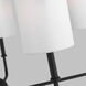 Foxdale 5 Light 26 inch Midnight Black Chandelier Ceiling Light