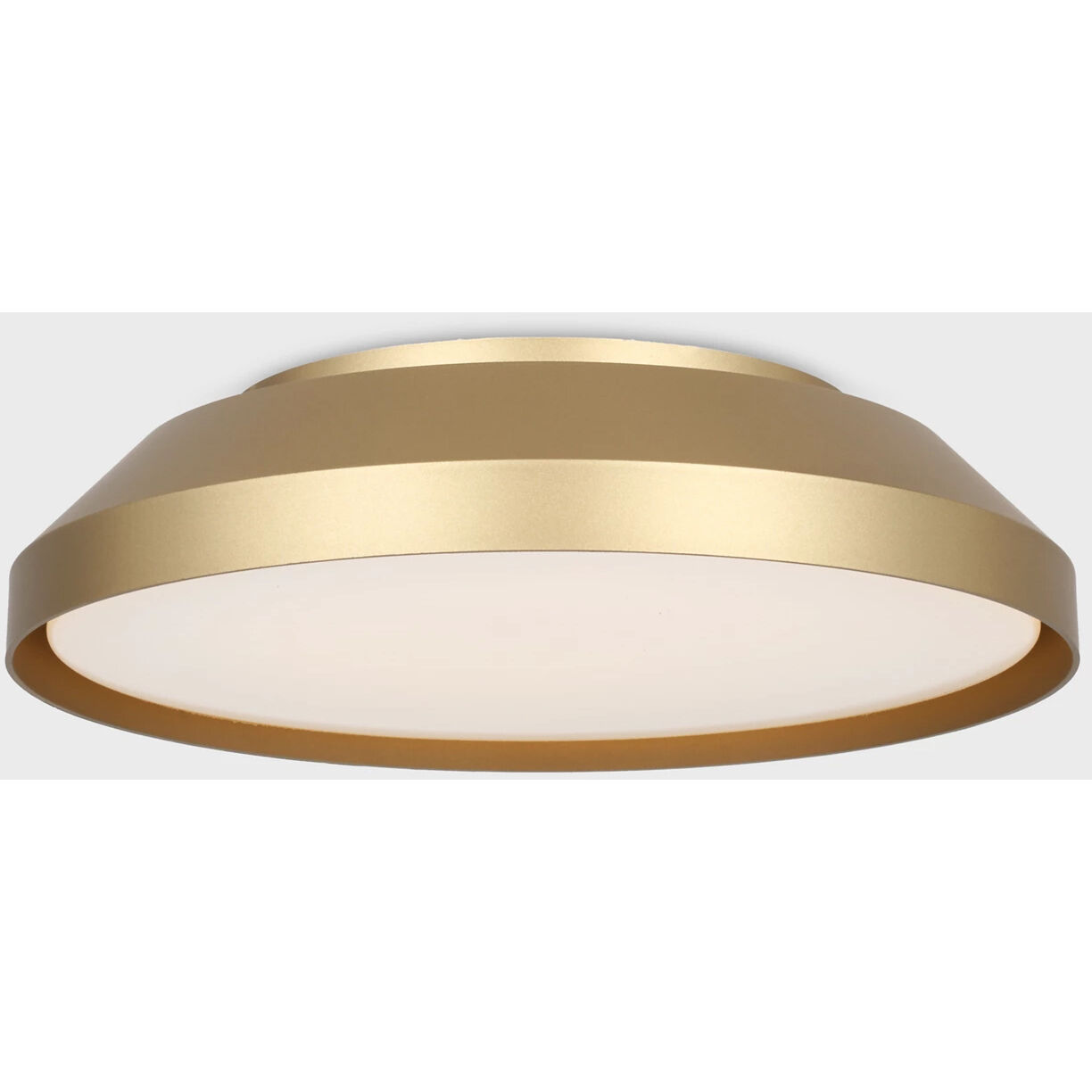 Nevado LED 12 inch Satin Brass Flush Mount Ceiling Light