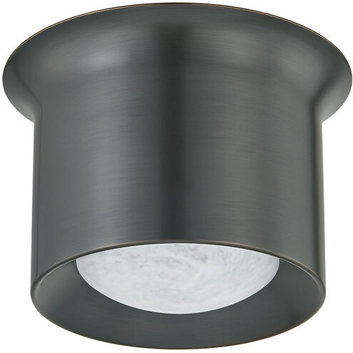 Noxon LED 7 inch Distressed Bronze Flush Mount Ceiling Light