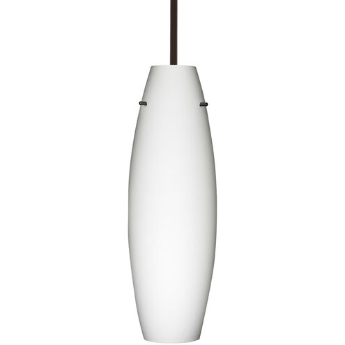 Tara 1 Light Bronze Stem Pendant Ceiling Light