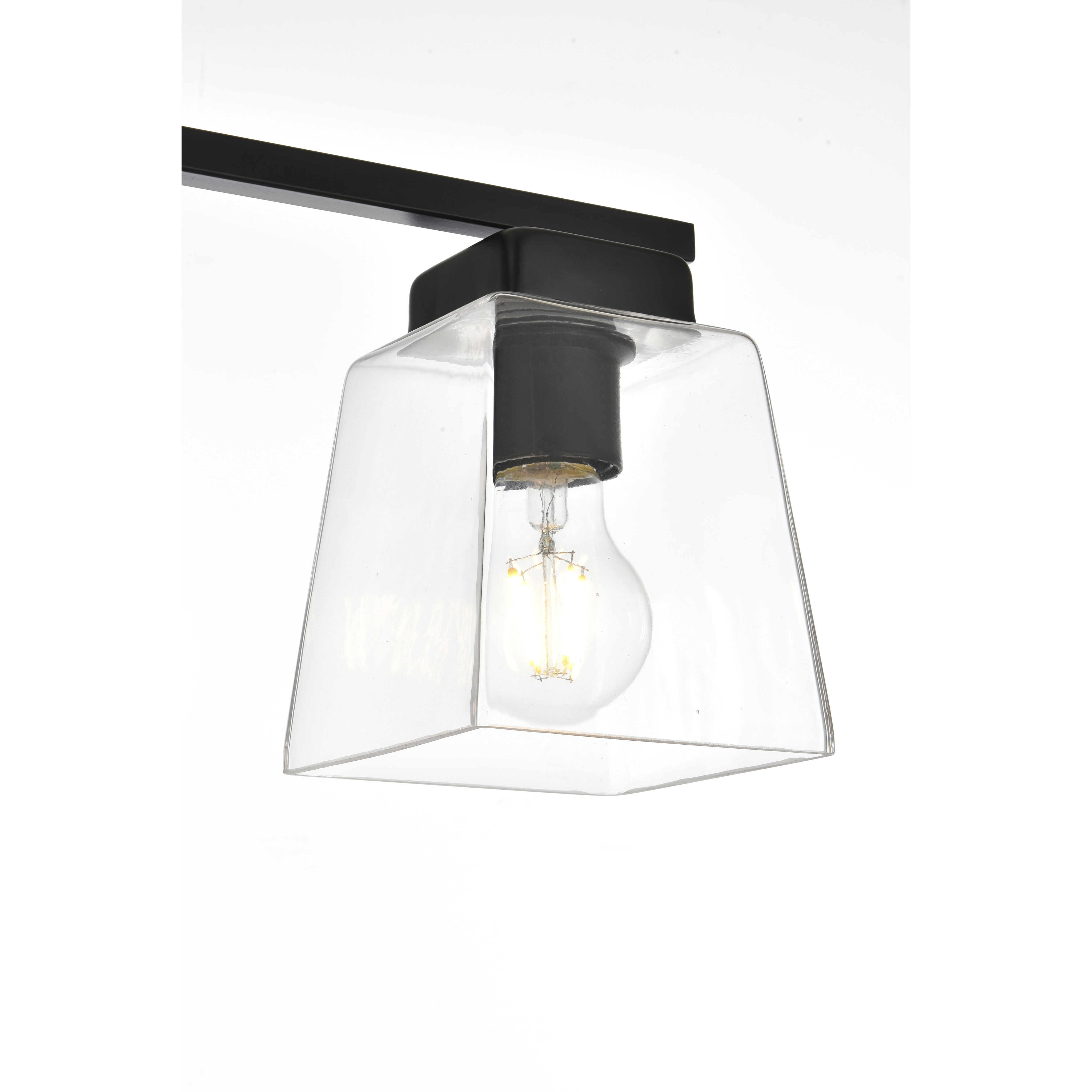 Merrick 3 Light 23 inch Black Bath Sconce Wall Light