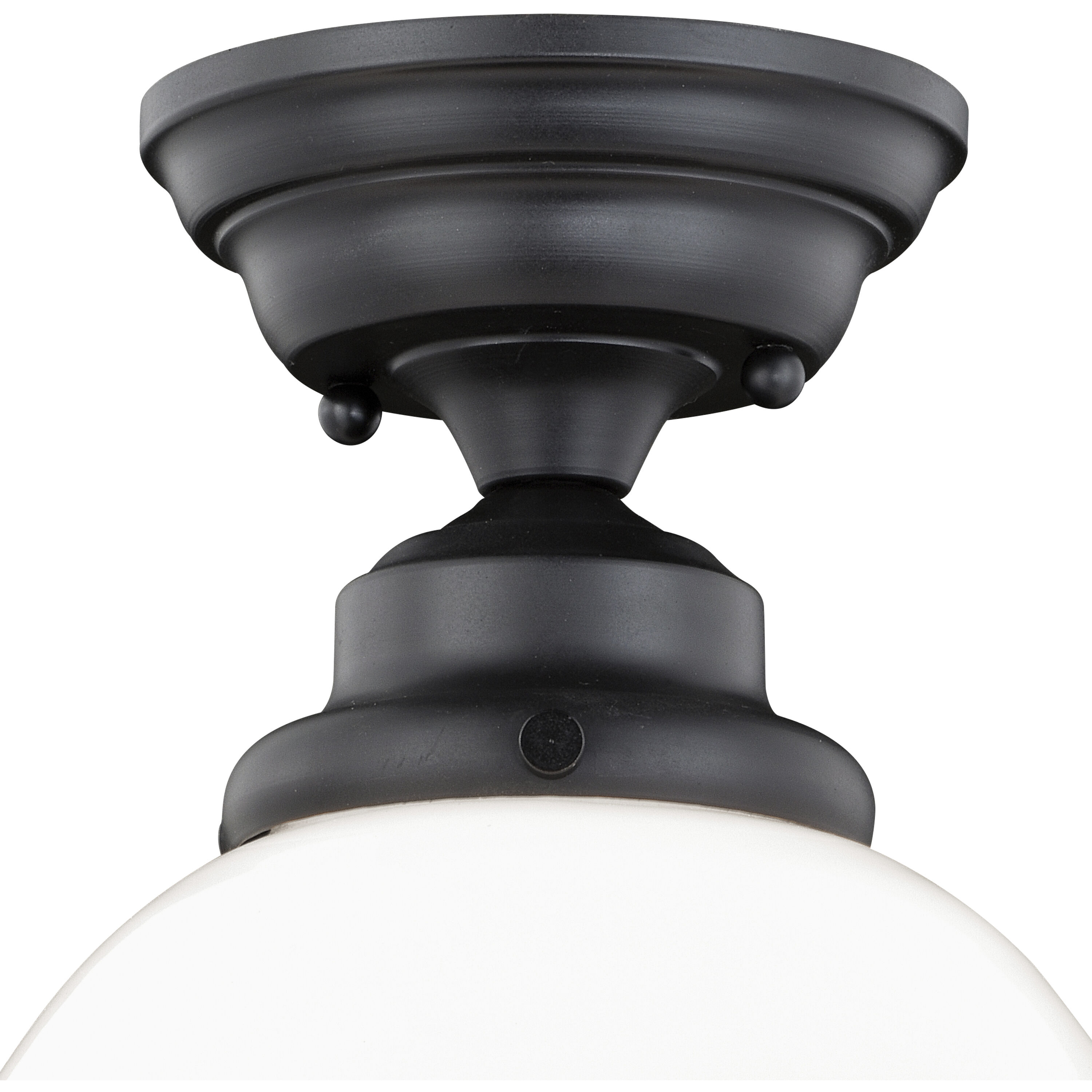 Huntley LED 12 inch Oil Rubbed Bronze Semi-Flush Mount Ceiling Light