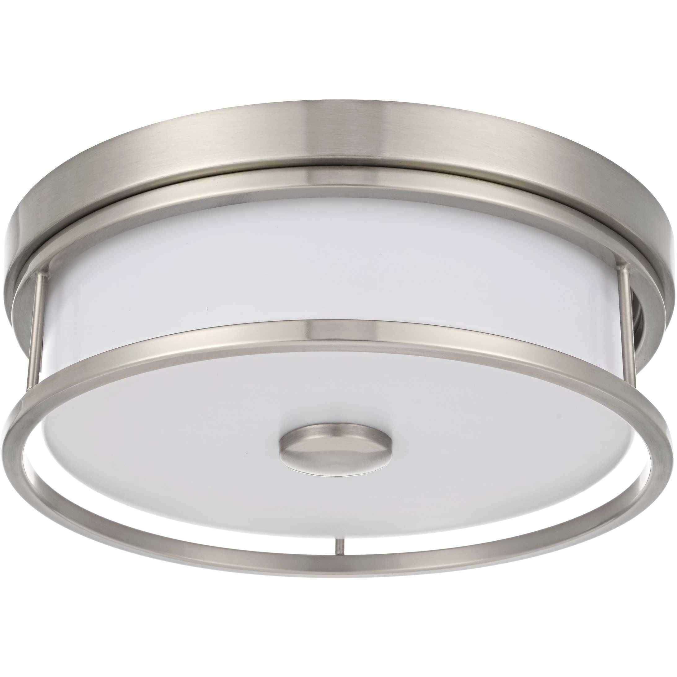 Kolson 12 inch Polished Nickel Flush Mount Ceiling Light