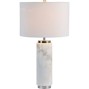 Heathcroft 26.5 inch 100 watt Natural Table Lamp Portable Light, Small