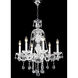 Palace Ice 6 Light 24 inch Silver Chandelier Ceiling Light