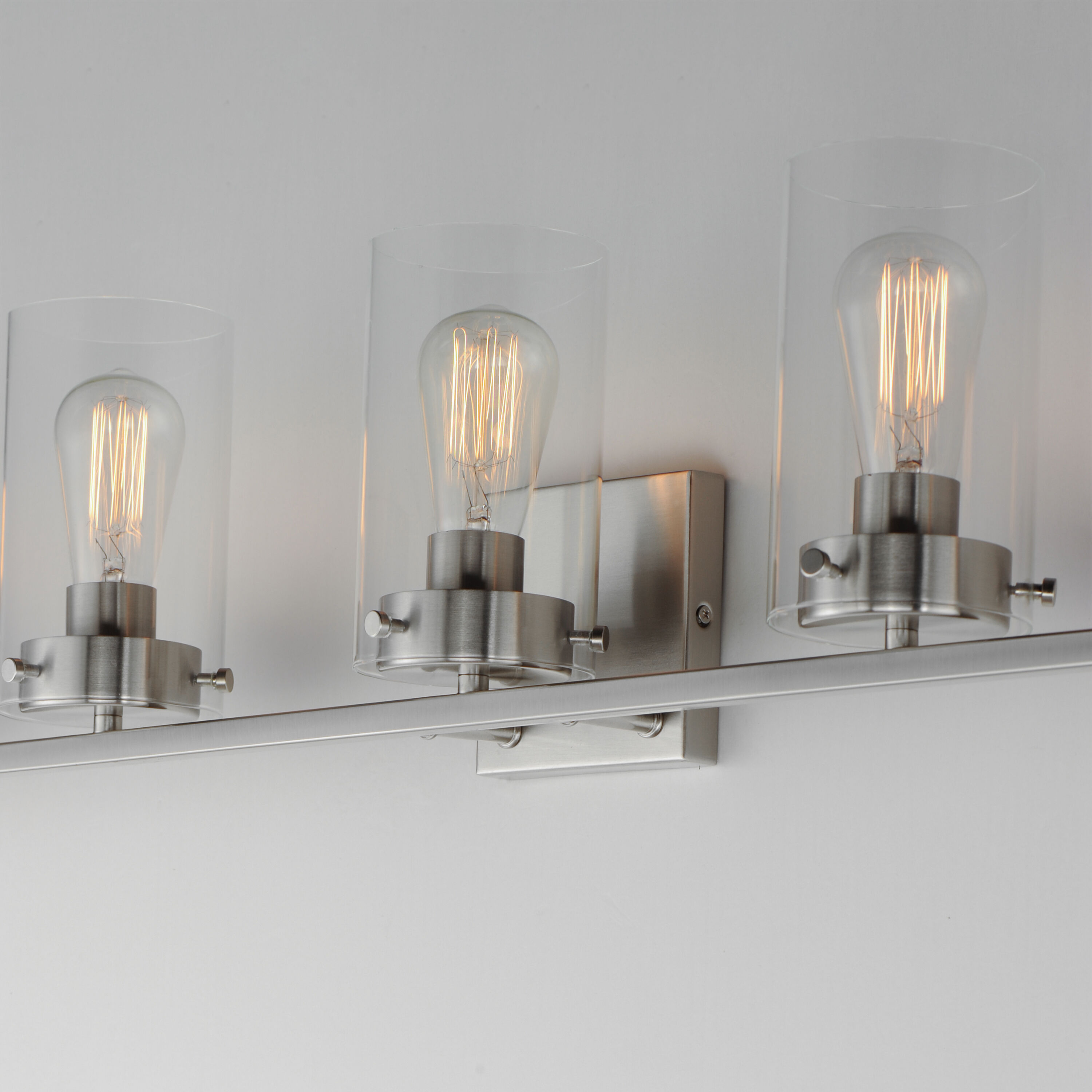 Pinn 5 Light 39 inch Satin Nickel Bath Vanity Wall Light