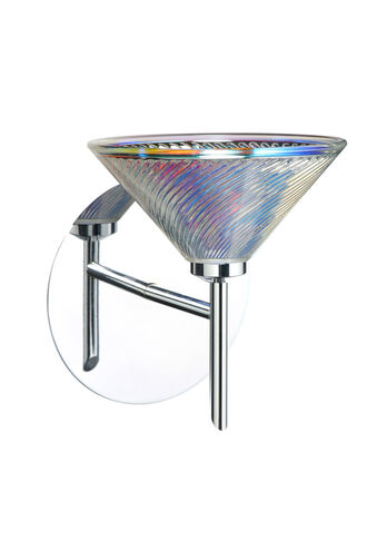 Kona LED 6 inch Chrome Mini Sconce Wall Light