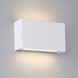Blok LED 12 inch White Bath Vanity & Wall Light in 3500K, dweLED