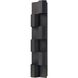 Skyline 1 Light 27 inch Charcoal Black Outdoor Sconce