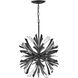 Vida LED 22 inch Brushed Graphite Chandelier Ceiling Light, Orb
