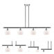 Ballston Fenton LED 48 inch Polished Chrome Island Light Ceiling Light in Matte White Glass, Ballston