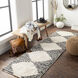 Beni Shag 87 X 31 inch Black Rug in 2.5 x 8, Runner