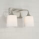 Presley 2 Light 16 inch Brushed Nickel Vanity Light Wall Light