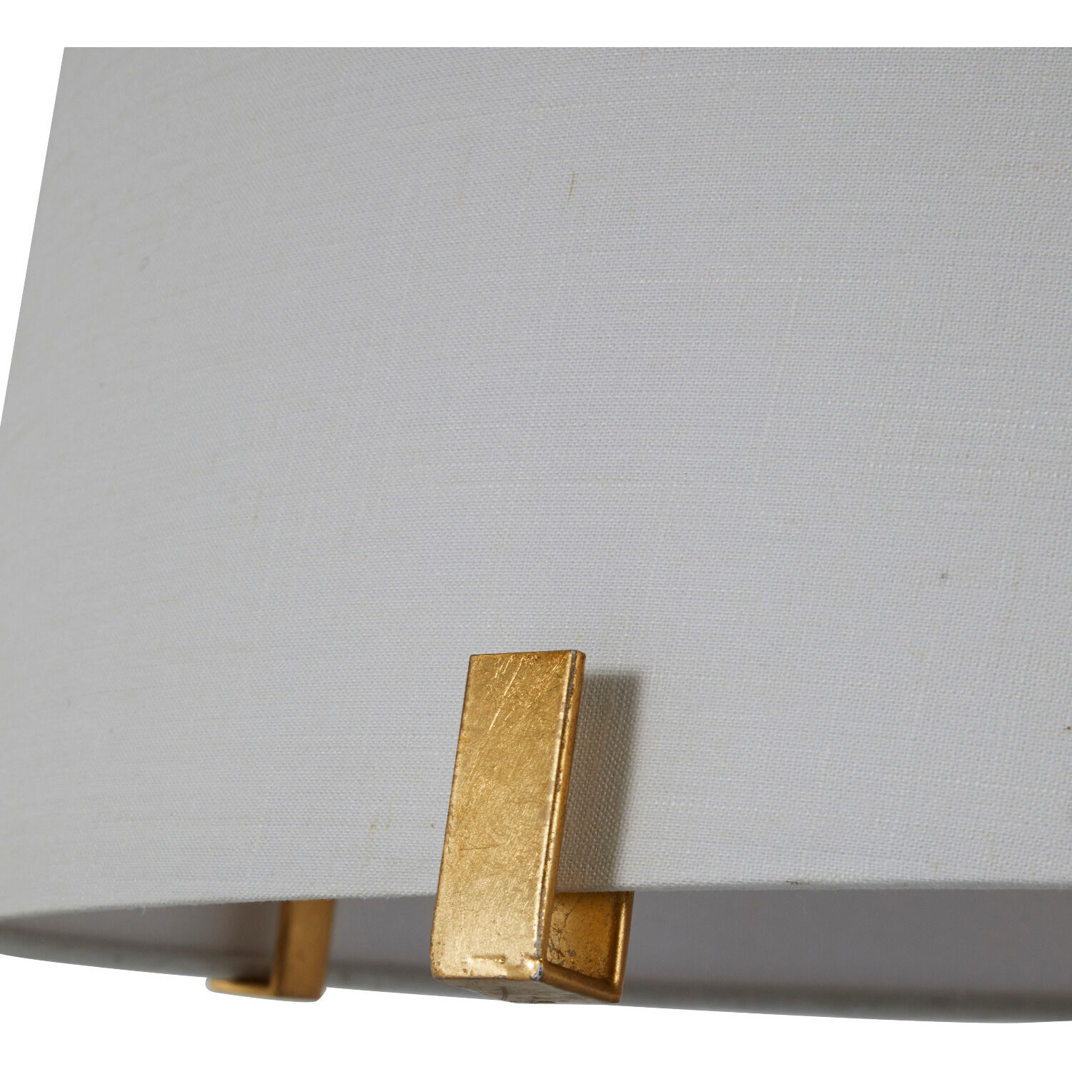 Arbella 2 Light 24 inch Vintage Gold / White Linen Pendant Ceiling Light