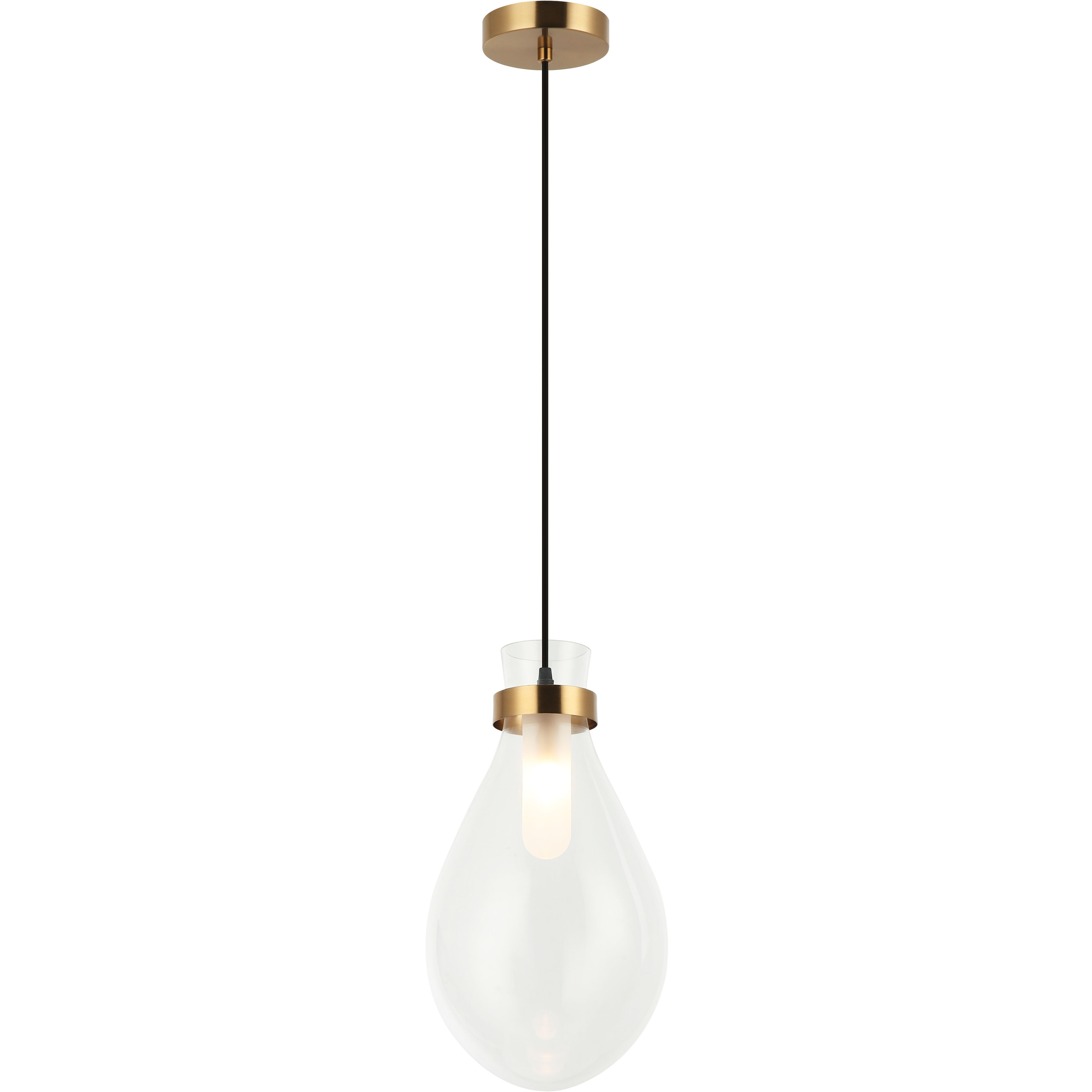 Seranna 1 Light 8.63 inch Aged Gold Brass Pendant Ceiling Light