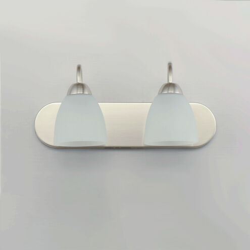 Axis 2 Light 18 inch Satin Nickel Bath Vanity Wall Light