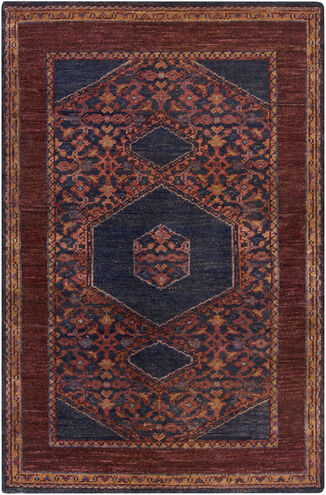 Haven 102 X 66 inch Magenta Rug in 6 X 9, Rectangle
