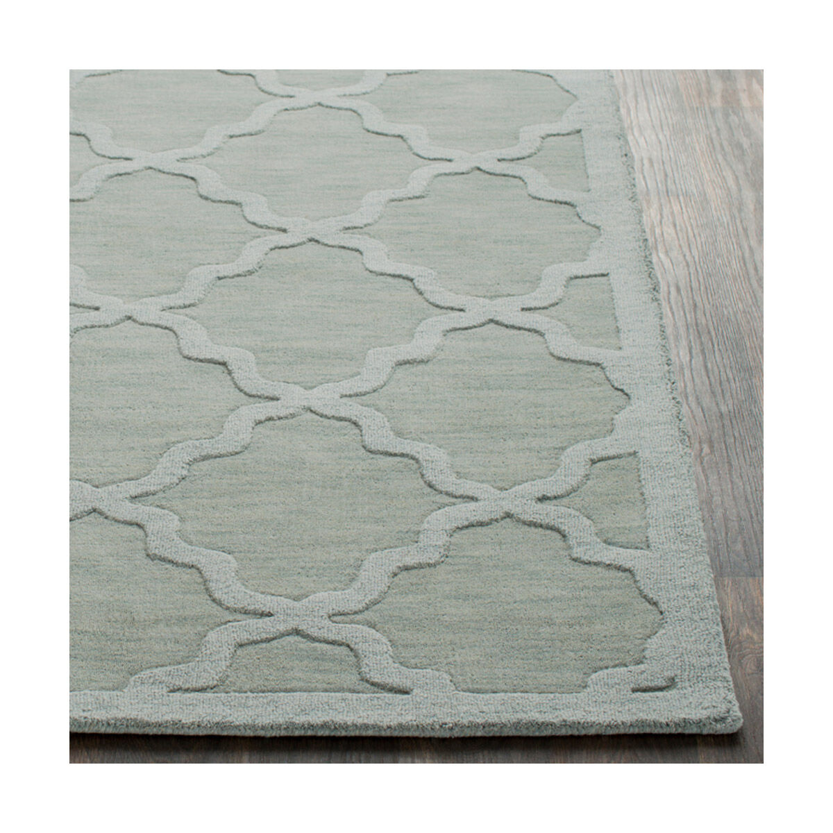 Central Park 168 X 27 inch Ice Blue/Sage Rugs, Runner