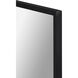 Raizel 40 X 30 inch Matte Black Wall Mirror