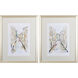 Travel Neutral and Gray and Red and Blue Framed Art