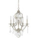 Dudley 4 Light 18 inch Antique Silver Chandelier Ceiling Light