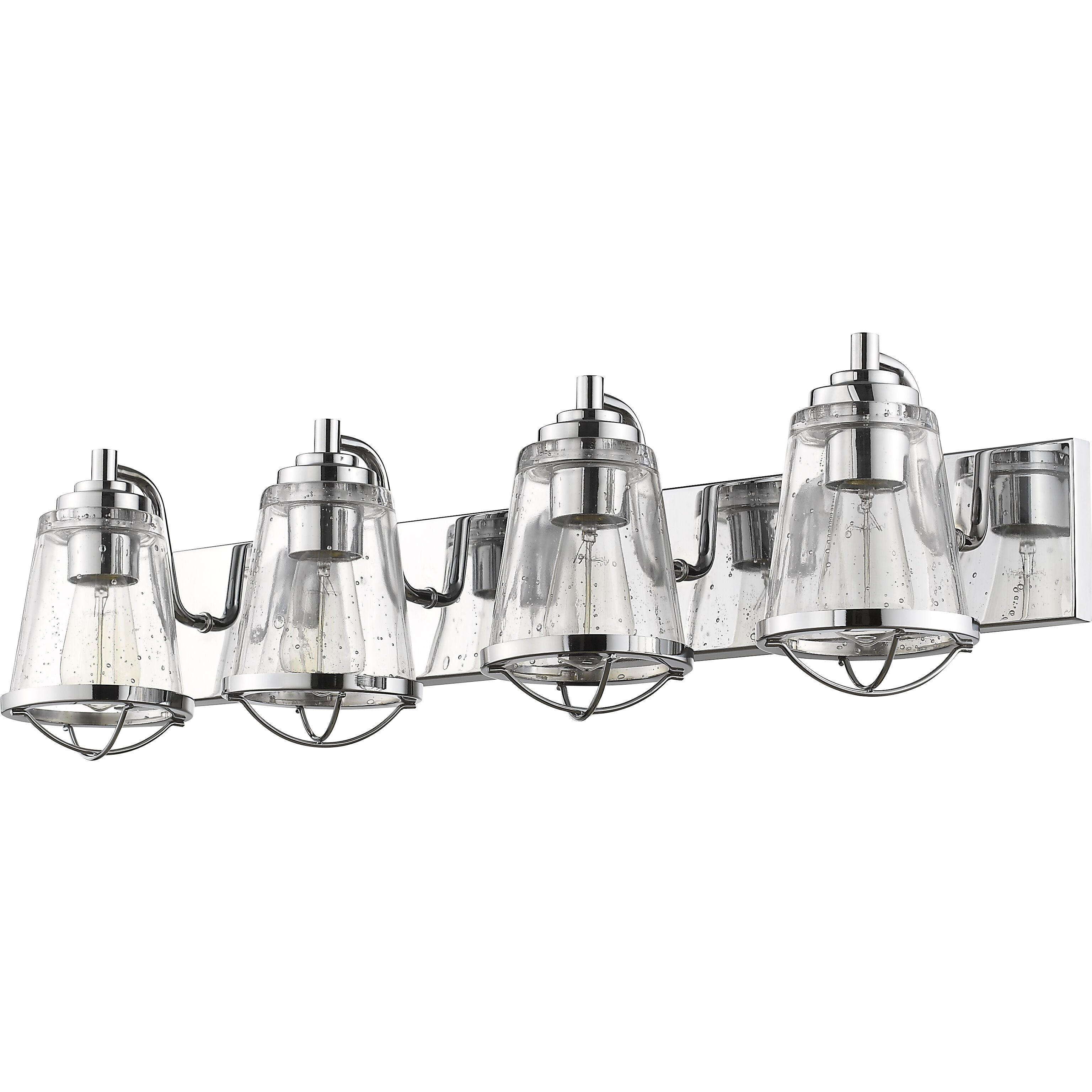 Mariner 4 Light 32 inch Chrome Vanity Wall Light