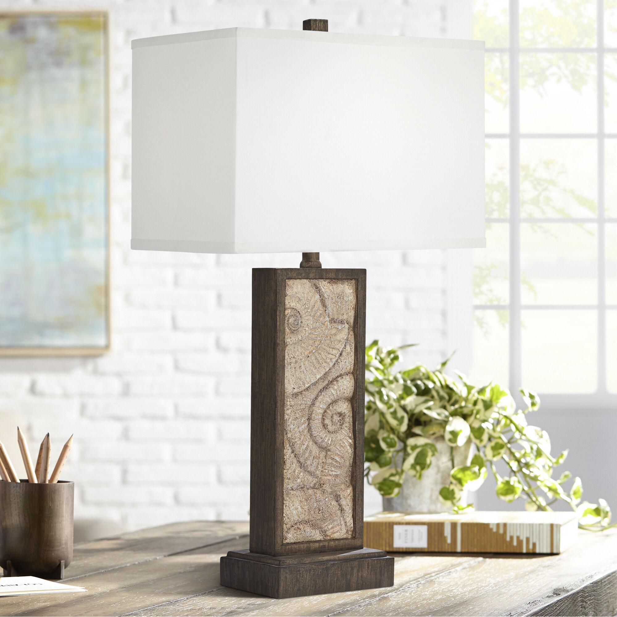 27 inch table outlet lamps