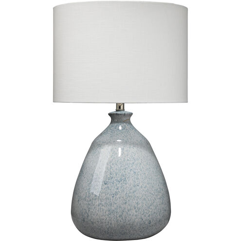Levi 28.5 inch 150.00 watt Washed Blue Reactive Glaze Ceramic Table Lamp Portable Light
