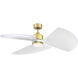 TriAire Custom Matte White 25.25 inch each Fan Blade