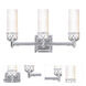 Westfield 3 Light 17.5 inch Polished Chrome ADA Vanity Sconce Wall Light