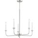 Lexington Green 5 Light 30 inch Brushed Nickel Chandelier Ceiling Light