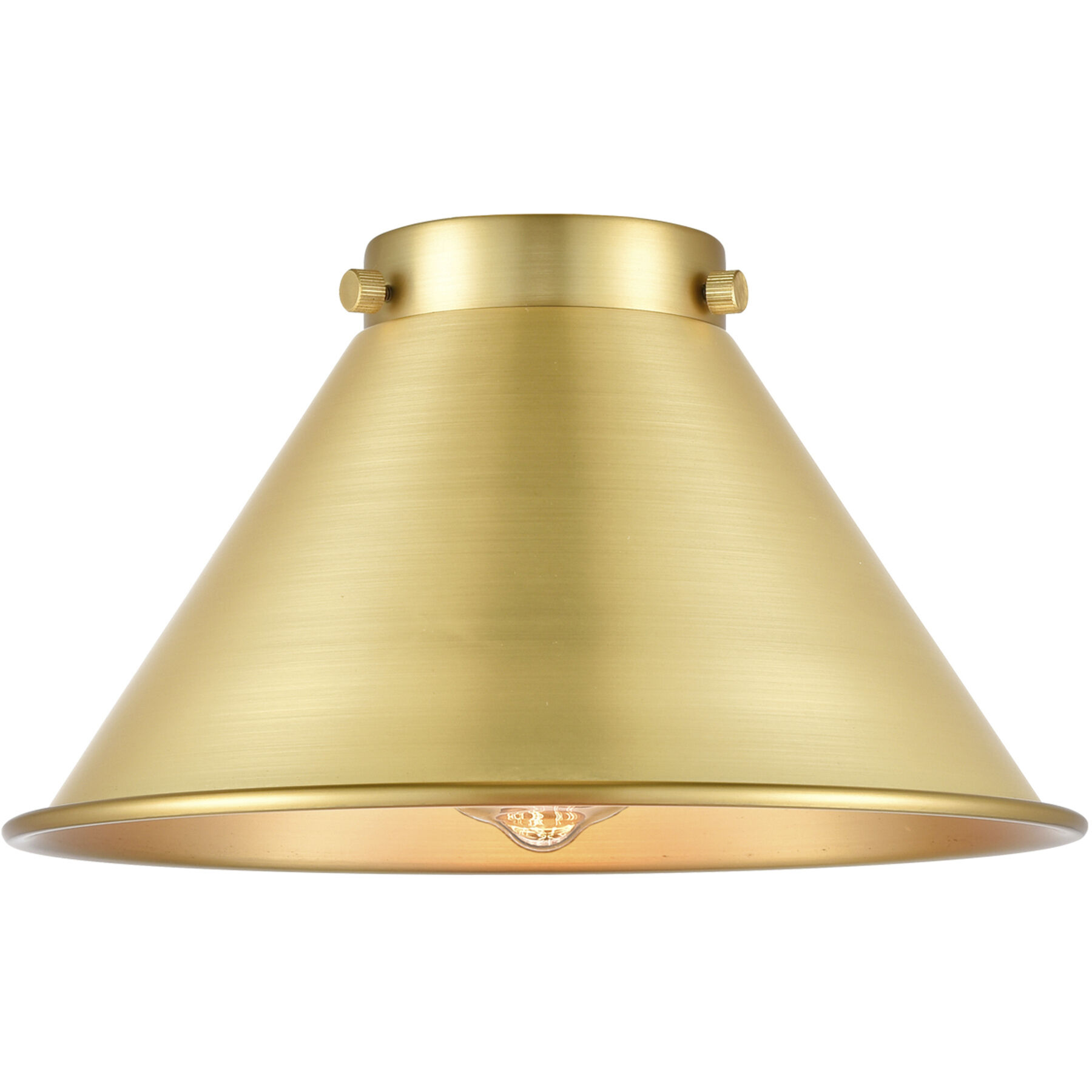 Franklin Restoration Briarcliff LED 10 inch Satin Gold Mini Pendant Ceiling Light, Franklin Restoration
