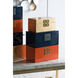 Anita 13.6 X 7.5 inch Blue Box, Set of 2