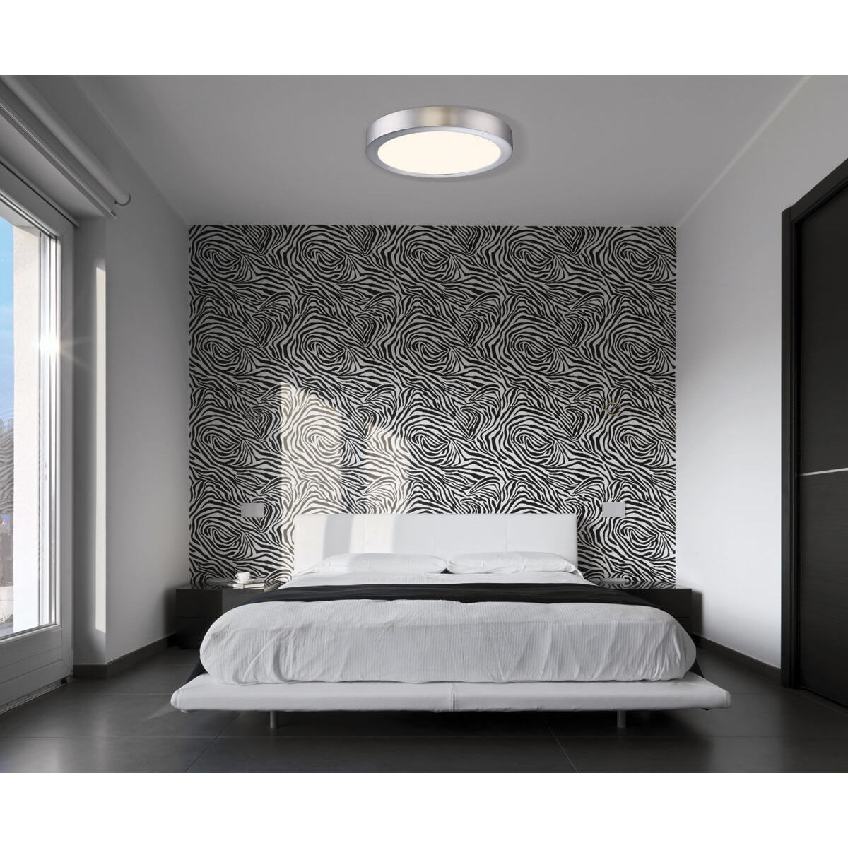 Brant LED 16 inch White Flush Mount Ceiling Light, Large