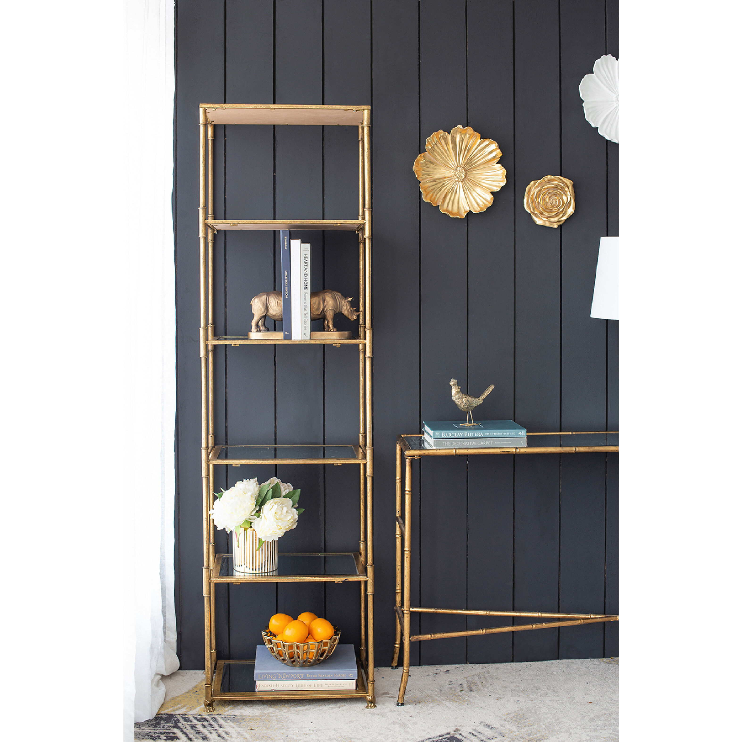 Persia 70.5 X 19.7 X 14.6 inch Gold Shelf