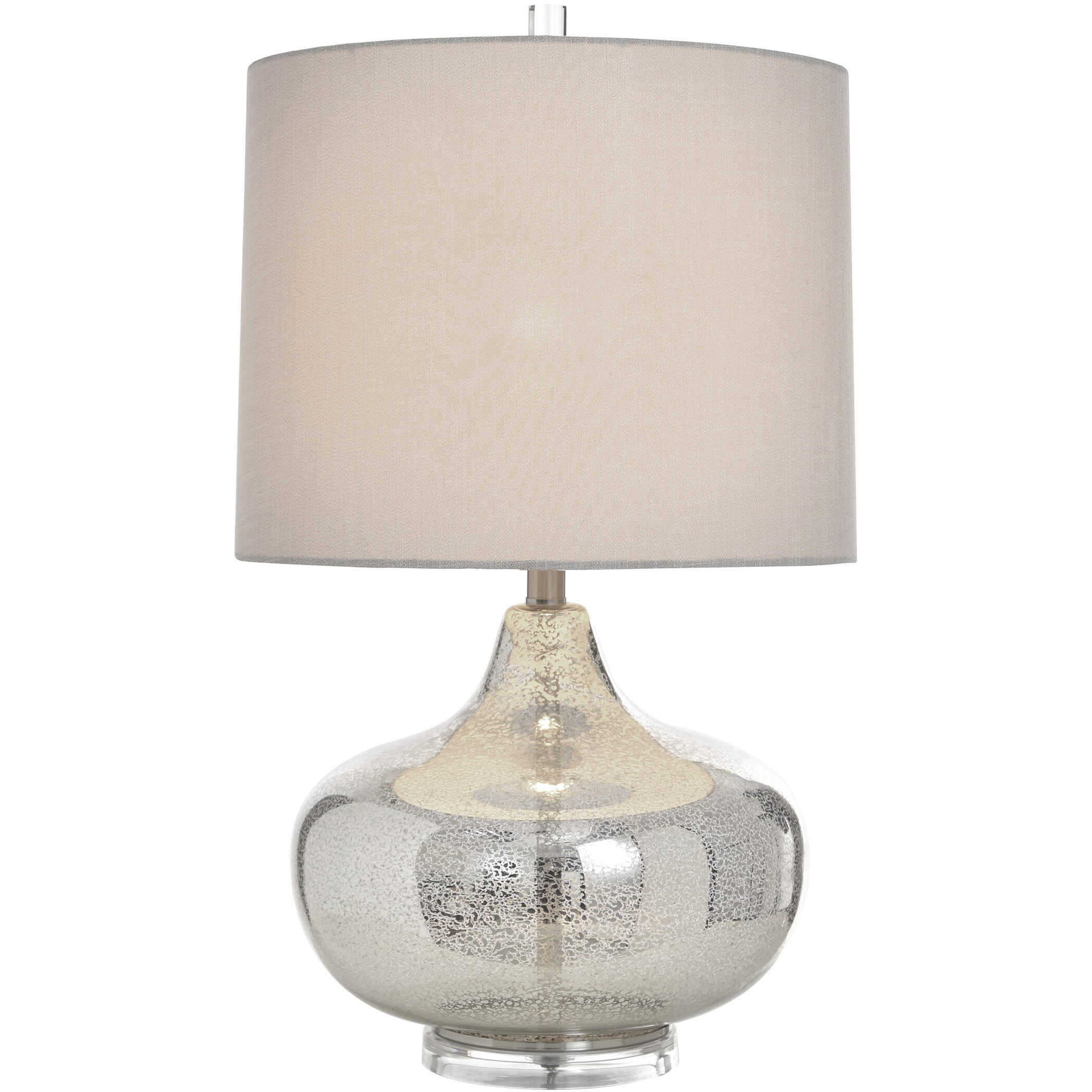 Signature 28 inch 100 watt Antique Mercury Table Lamp Portable Light