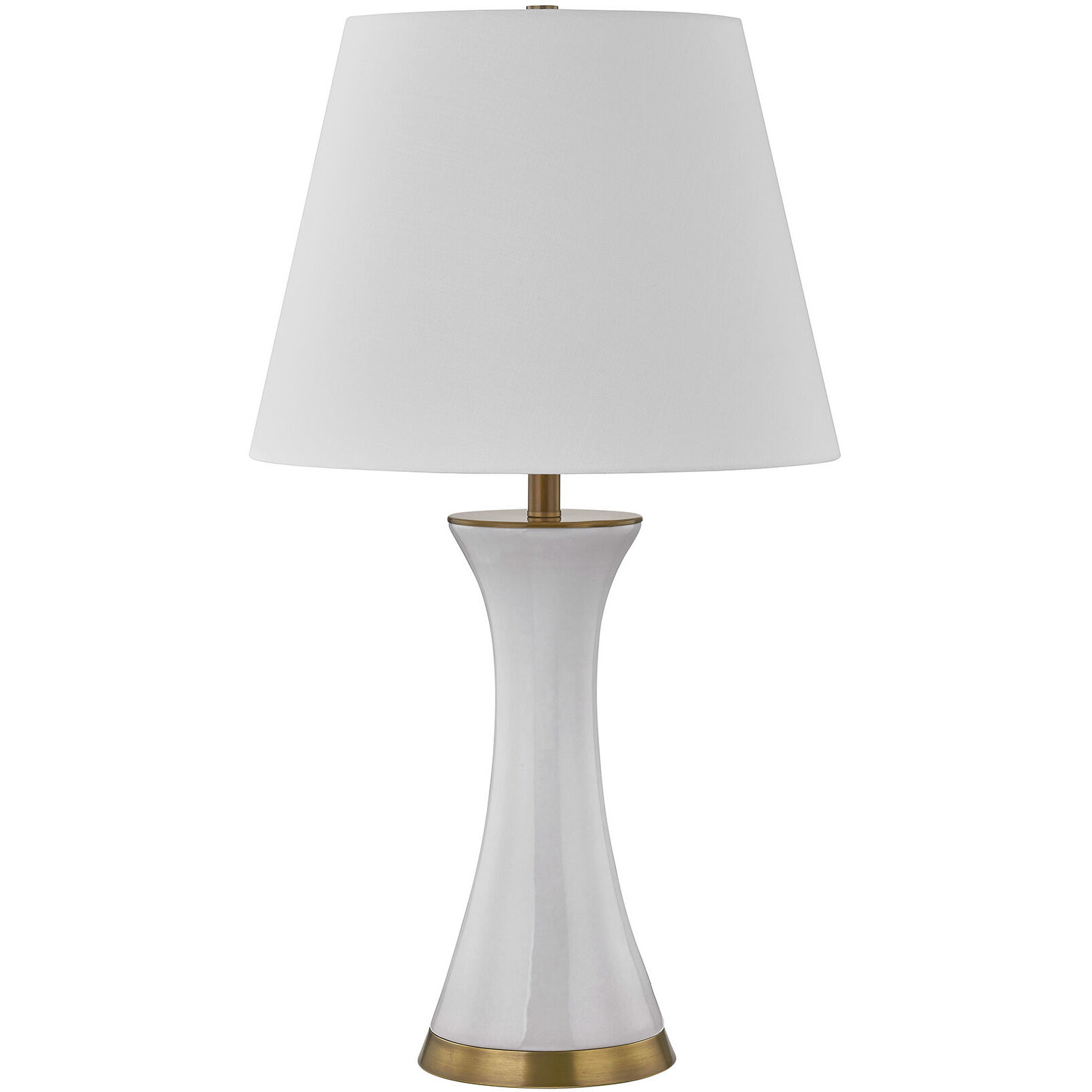 Dana 31.63 inch 100.00 watt White Table Lamp Portable Light, Coco & Dash