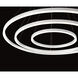 Spunto LED 60.75 inch Black Chandelier Ceiling Light, Large