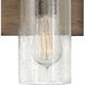 Sawyer 2 Light 14.25 inch Sequoia with Iron Rust Vanity Light Wall Light