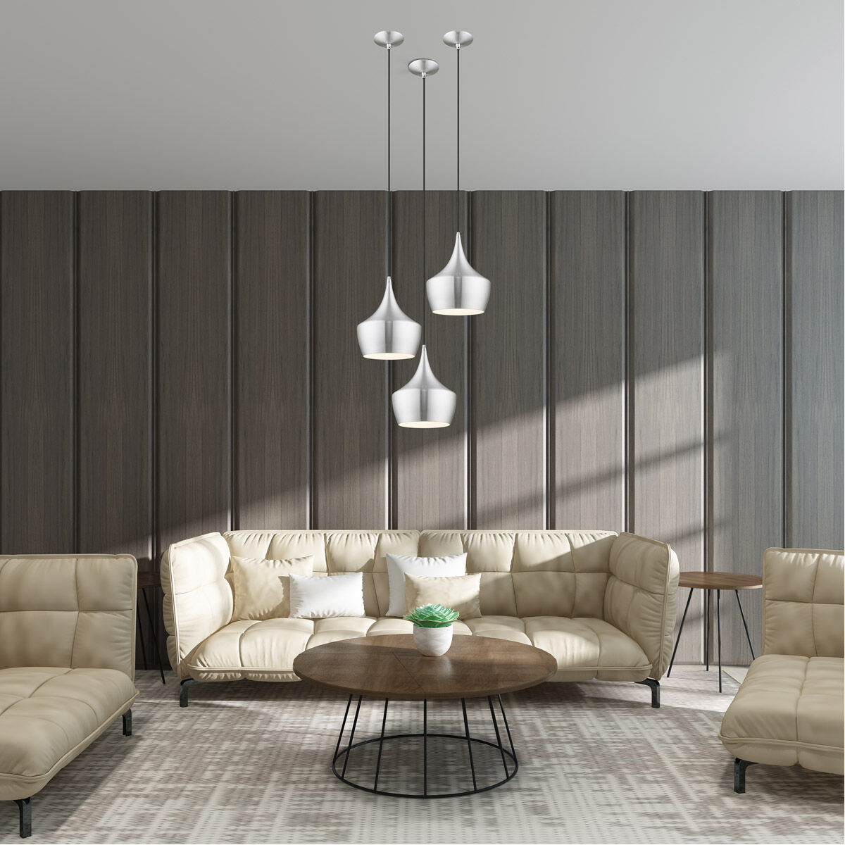 Allison 1 Light 10 inch Brushed Aluminum Mini Pendant Ceiling Light
