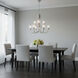 Miles 9 Light 29 inch Brushed Nickel Chandelier Ceiling Light