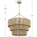 Shyla 10 Light 24 inch Soft Gold Chandelier Ceiling Light