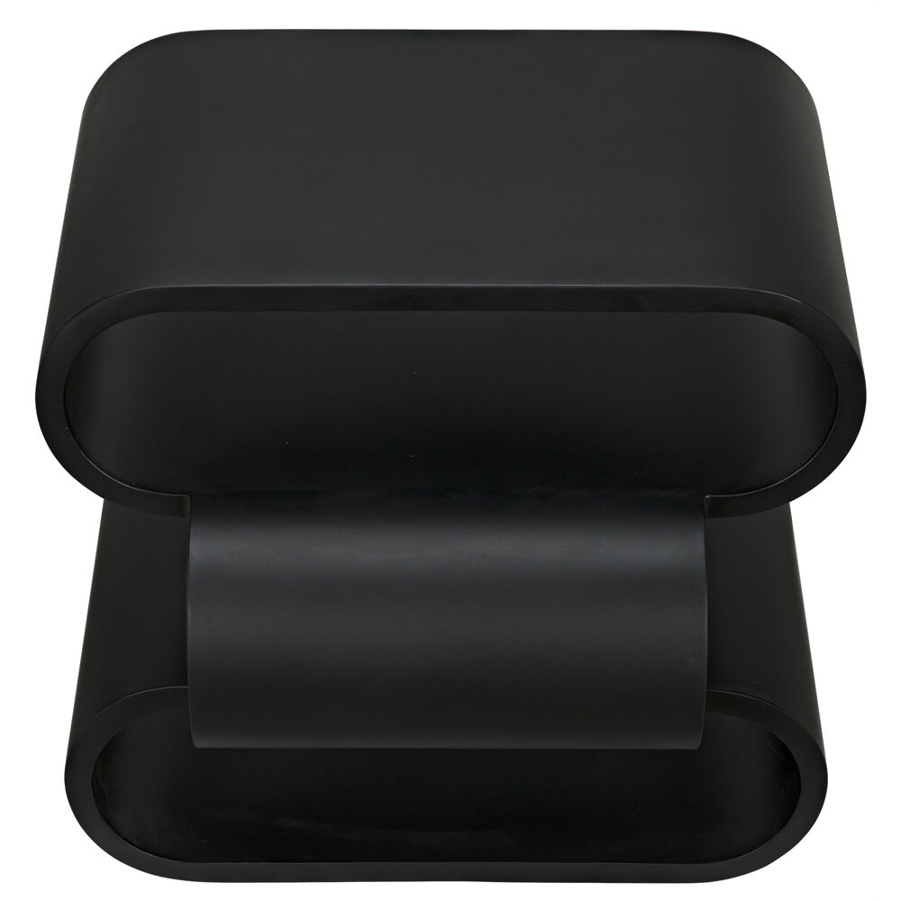 Nada 25.5 X 25.5 inch Matte Black Side Table